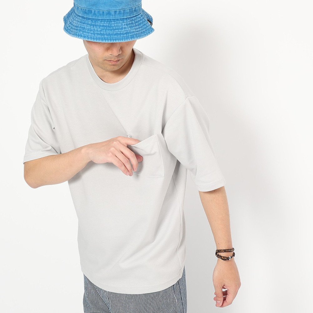 エルケクス（ELKEX）（メンズ）SOFT DRY 半袖Tシャツ EKM6S10029 LGRY