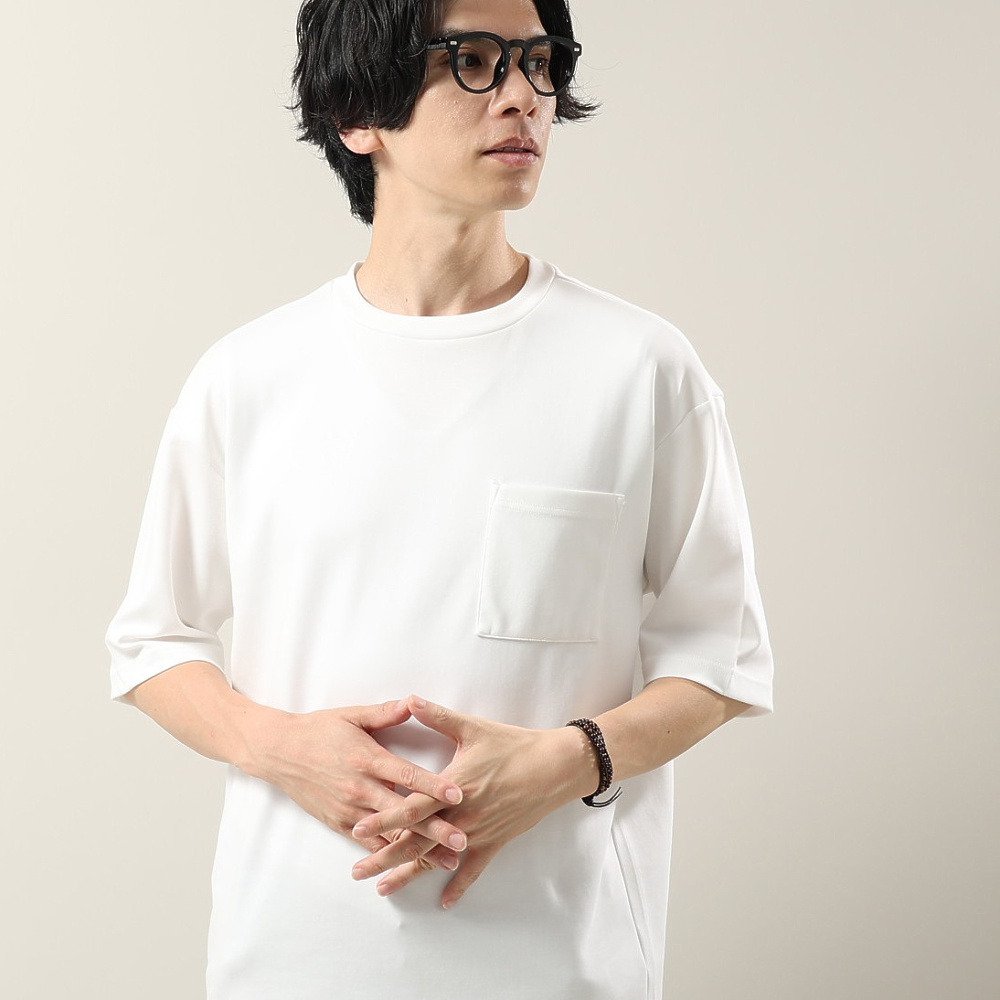 エルケクス（ELKEX）（メンズ）SOFT DRY 半袖Tシャツ EKM6S10029 WHT