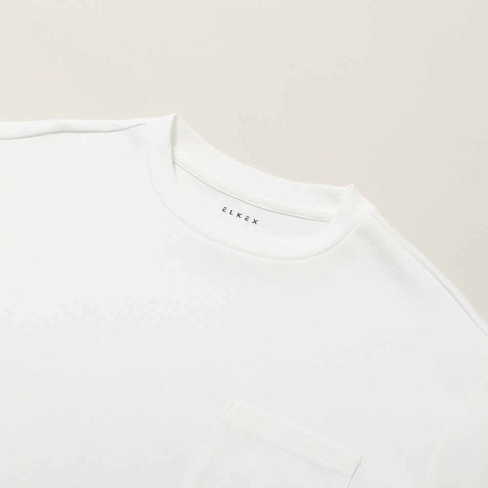 エルケクス（ELKEX）（メンズ）SOFT DRY 半袖Tシャツ EKM6S10029 WHT