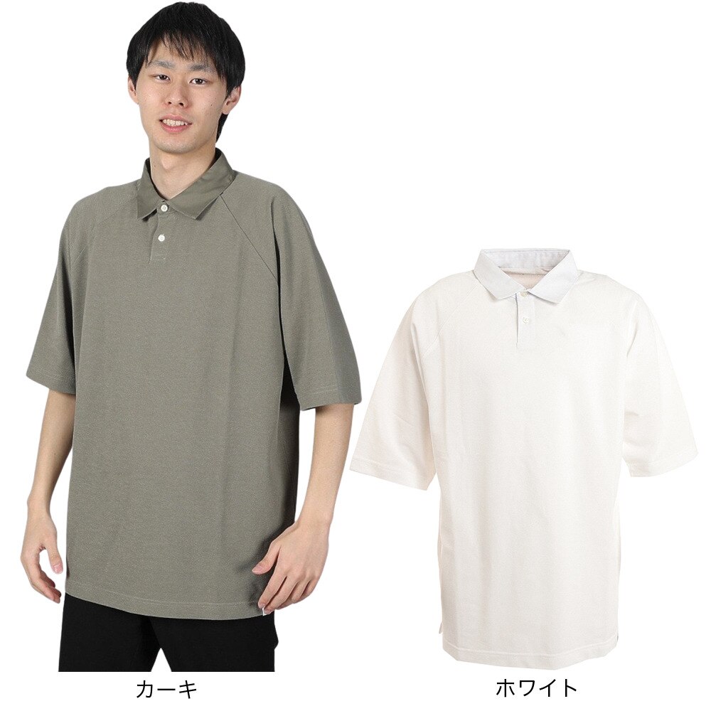 エルケクス（ELKEX）（メンズ）RUGBY WIDE ポロシャツ EKM2S14212 WHT
