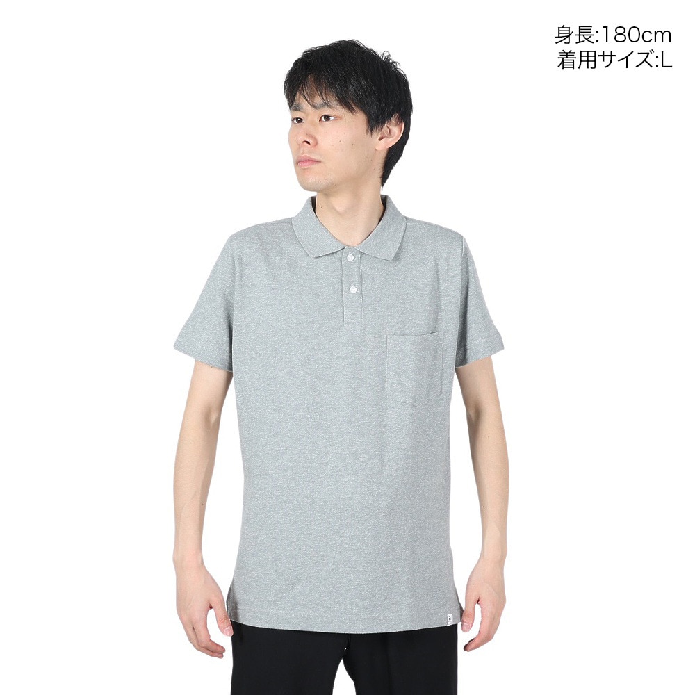 エルケクス（ELKEX）（メンズ）レギュラーフィット ポロシャツ EKM2S14213 MGRY