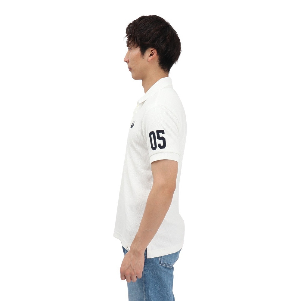 エルケクス（ELKEX）（メンズ）半袖 PIQUE ポロシャツ ICON EKM5S10019 WHT