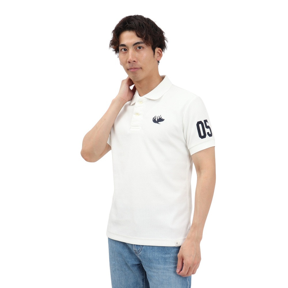 エルケクス（ELKEX）（メンズ）半袖 PIQUE ポロシャツ ICON EKM5S10019 WHT
