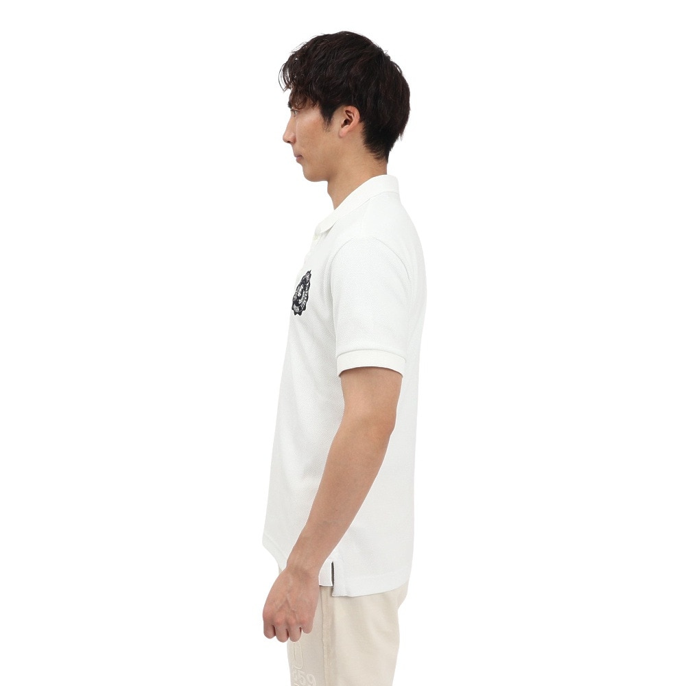 エルケクス（ELKEX）（メンズ）PIQUE 半袖ポロシャツ EMB EKM5S10020 WHT