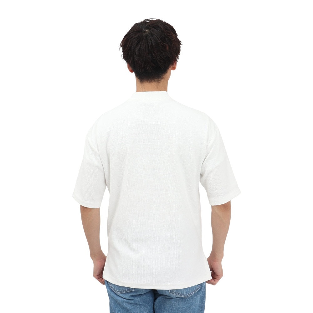 エルケクス（ELKEX）（メンズ）PIQUE STAND 半袖ポロシャツ EKM5S10021 WHT
