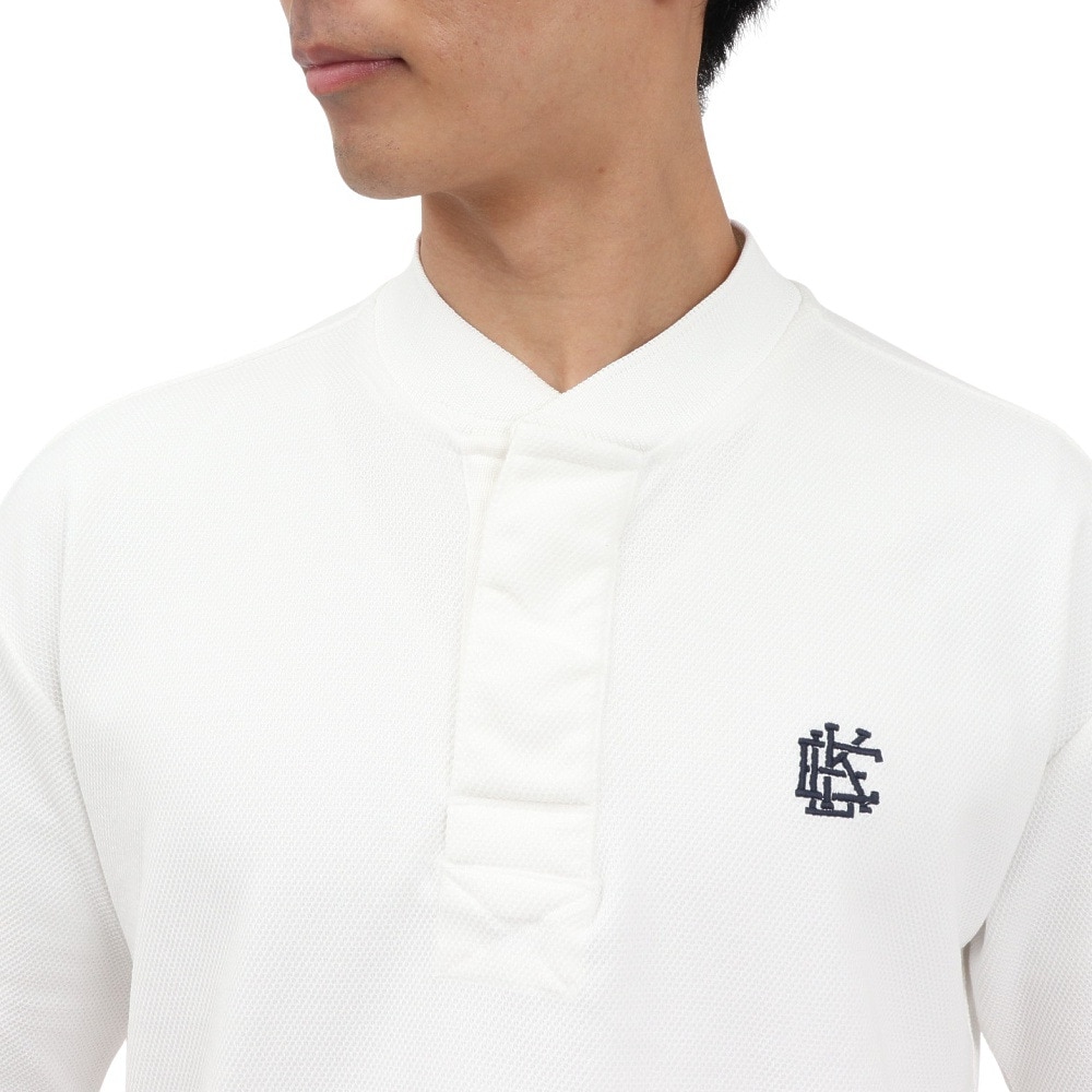 エルケクス（ELKEX）（メンズ）PIQUE STAND 半袖ポロシャツ EKM5S10021 WHT