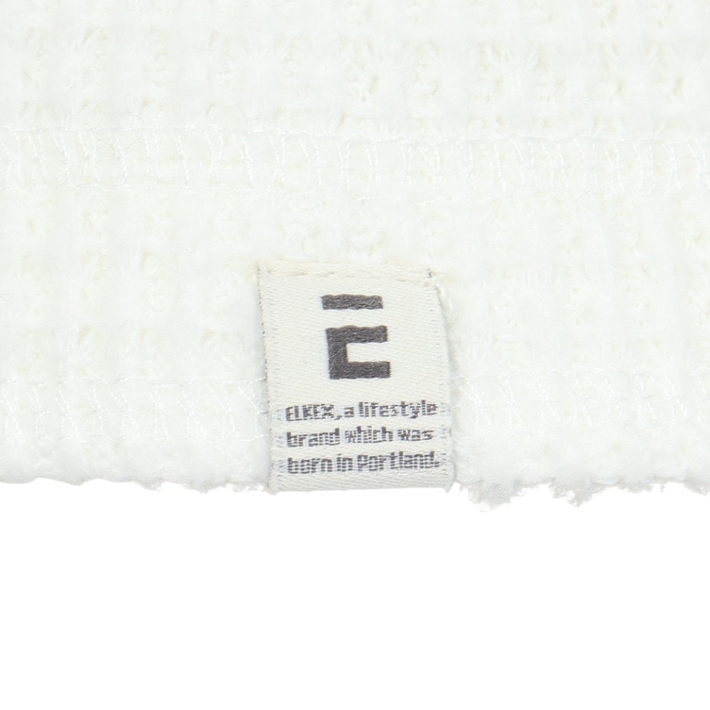 エルケクス（ELKEX）（メンズ）長袖 ワッフル タートルネック Tシャツ EKM5FA0004 IVR