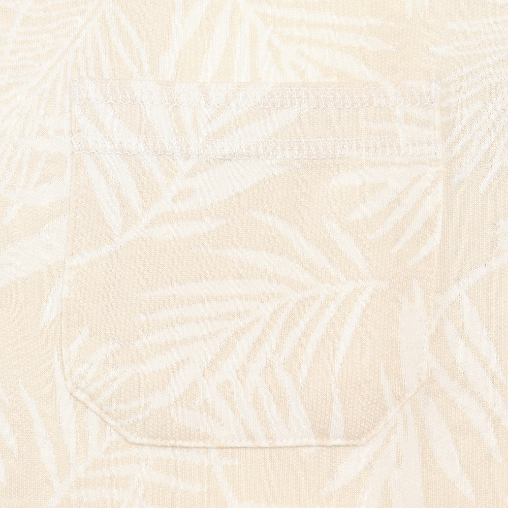 エルケクス（ELKEX）（メンズ）半袖ジャガードシャツ EKM3S10010 OWHT 開襟シャツ