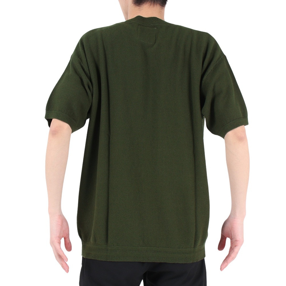エルケクス（ELKEX）（メンズ）半袖Tシャツ メンズ PIQUE KNIT EKM3S10011 GRN