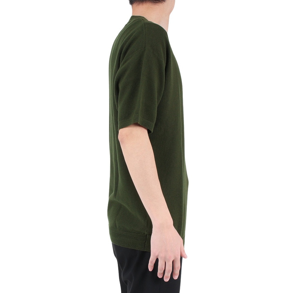 エルケクス（ELKEX）（メンズ）半袖Tシャツ メンズ PIQUE KNIT EKM3S10011 GRN