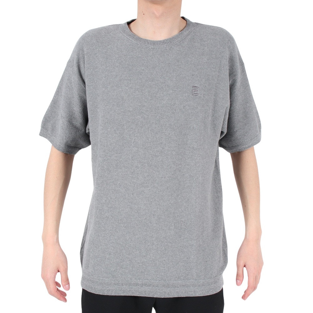 エルケクス（ELKEX）（メンズ）半袖Tシャツ メンズ PIQUE KNIT EKM3S10011 MGRY