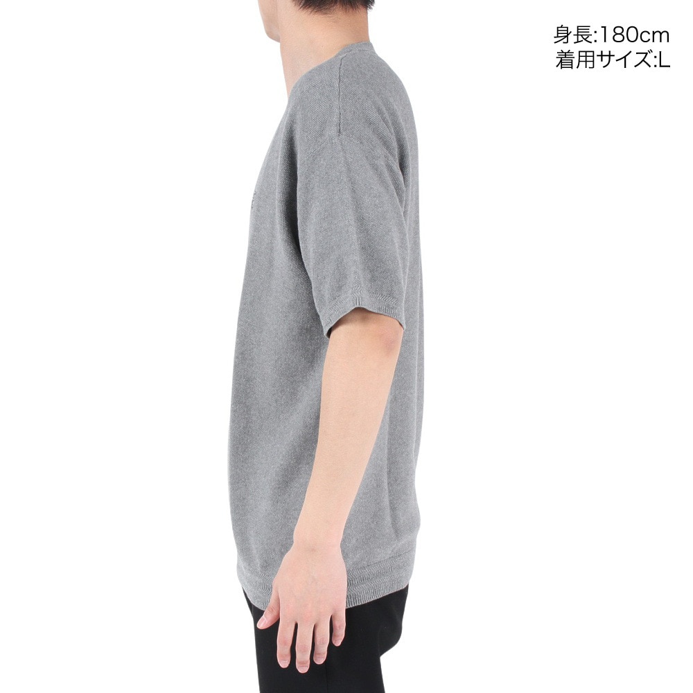 エルケクス（ELKEX）（メンズ）半袖Tシャツ メンズ PIQUE KNIT EKM3S10011 MGRY