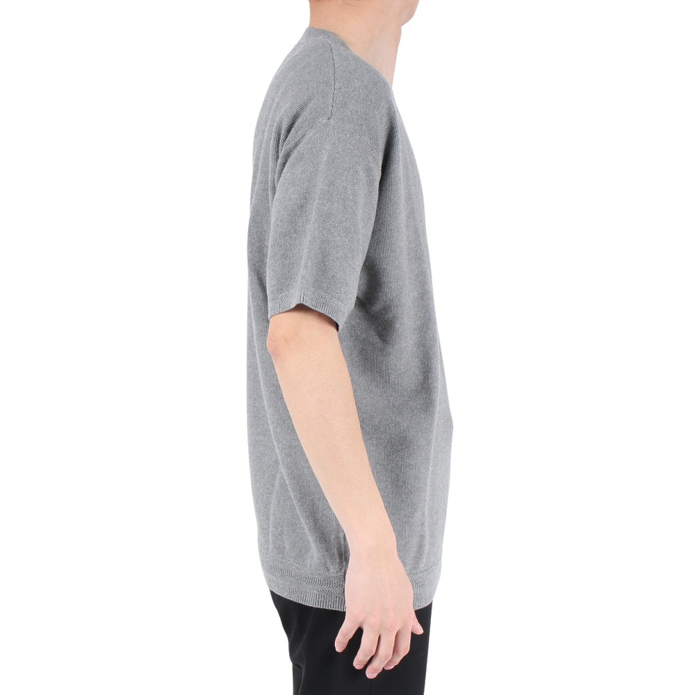 エルケクス（ELKEX）（メンズ）半袖Tシャツ メンズ PIQUE KNIT EKM3S10011 MGRY