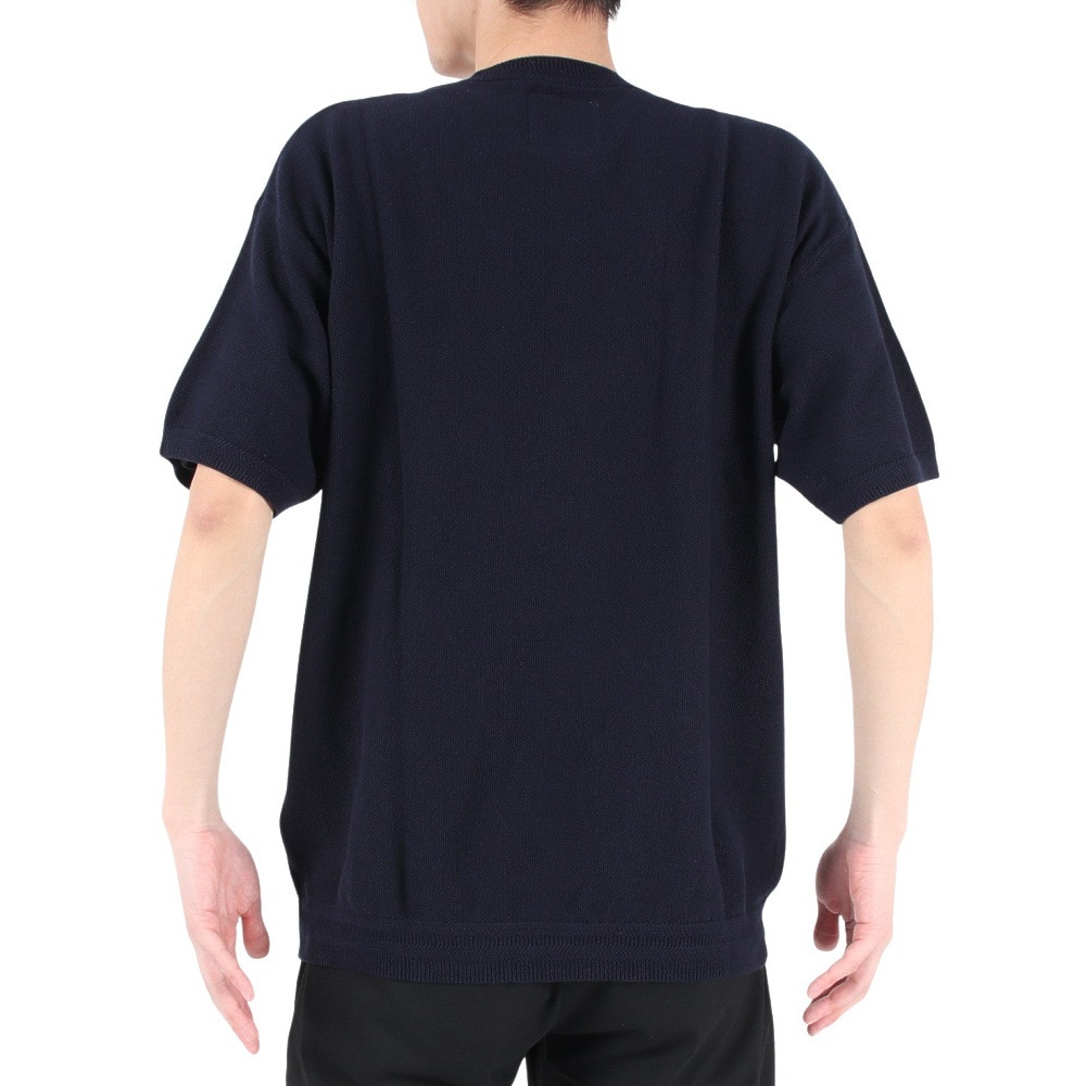 エルケクス（ELKEX）（メンズ）半袖Tシャツ メンズ PIQUE KNIT  EKM3S10011 NVY