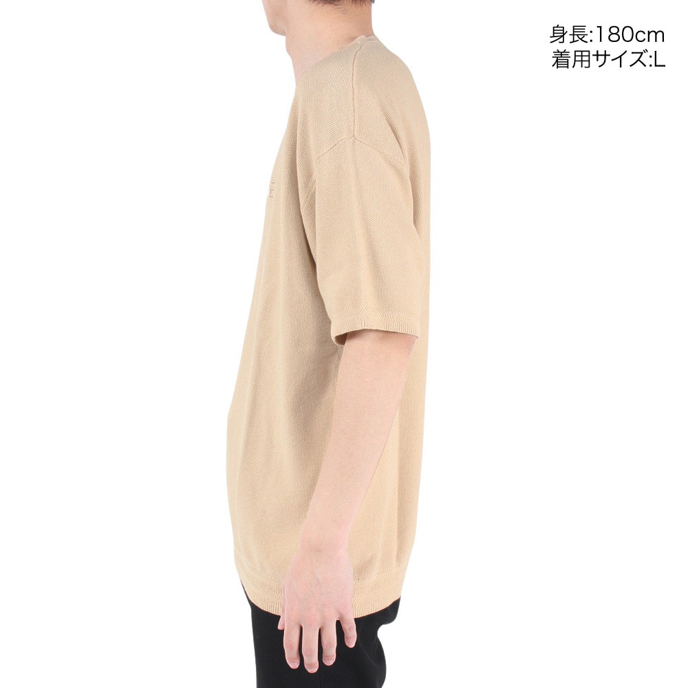 エルケクス（ELKEX）（メンズ）半袖Tシャツ メンズ PIQUE KNIT EKM3S10011 OWHT