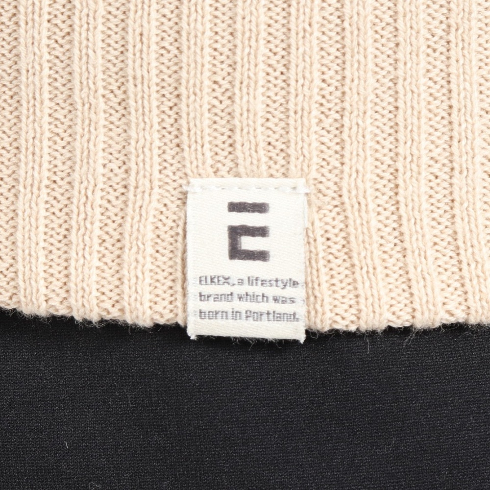 エルケクス（ELKEX）（メンズ）長袖ピケニット 無地 EKM3FA0004 IVR
