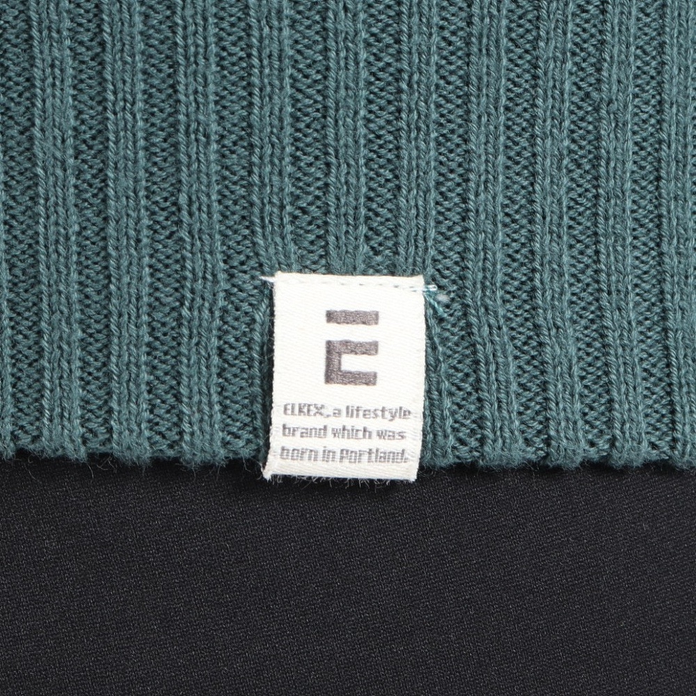 エルケクス（ELKEX）（メンズ）長袖ピケニット PANEL EKM3FA0005 GRN