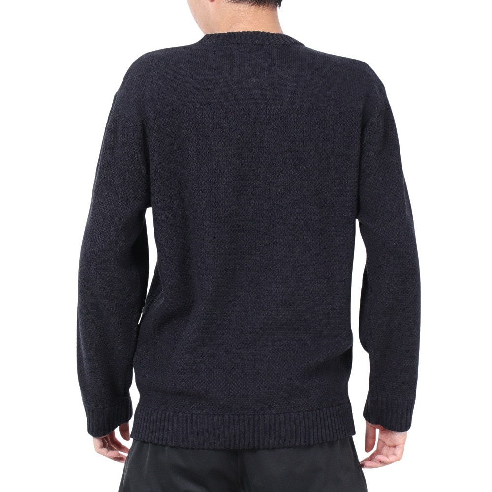 エルケクス（ELKEX）（メンズ）POPCORN 長袖クルーニット EKM4FA0012 NVY
