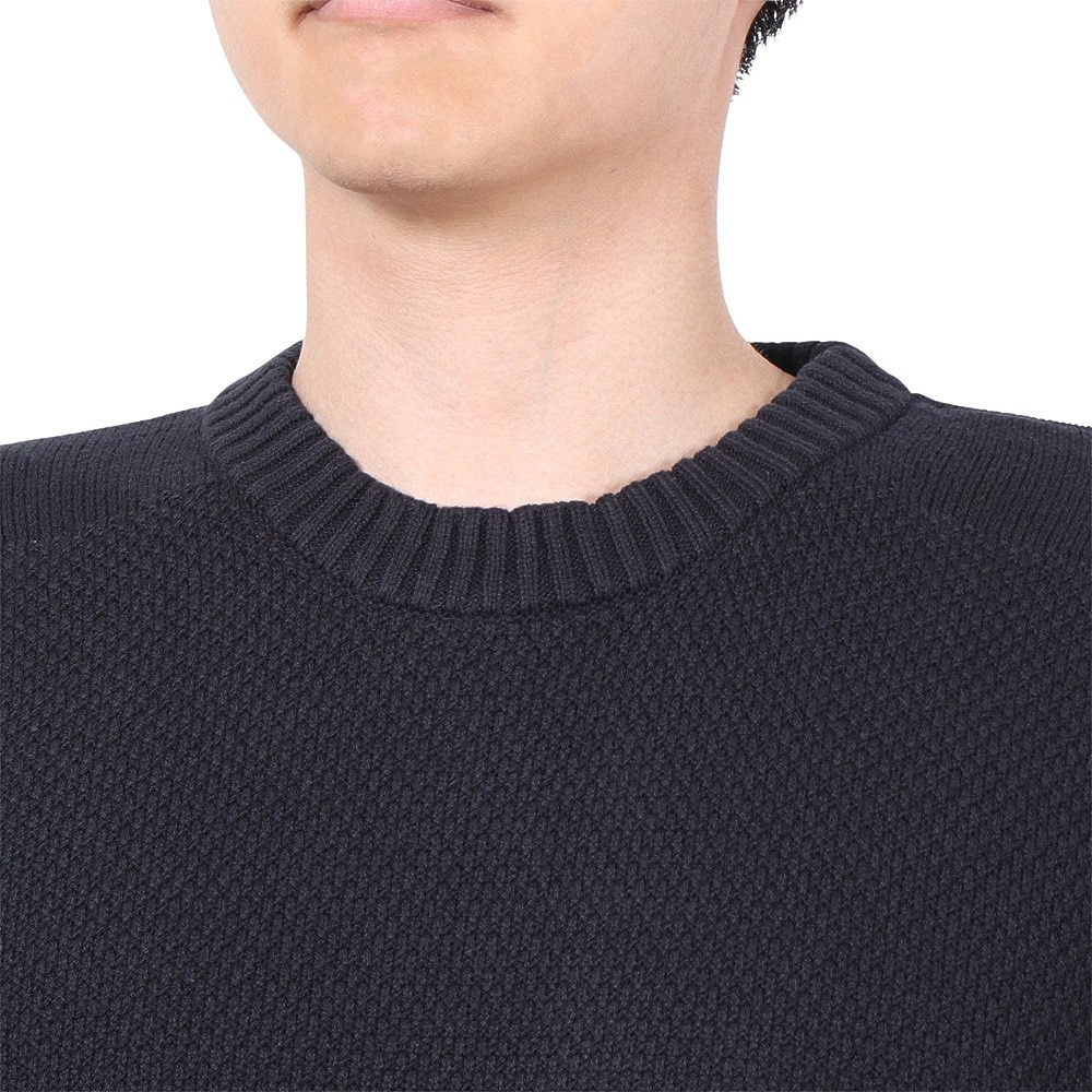 エルケクス（ELKEX）（メンズ）POPCORN 長袖クルーニット EKM4FA0012 NVY