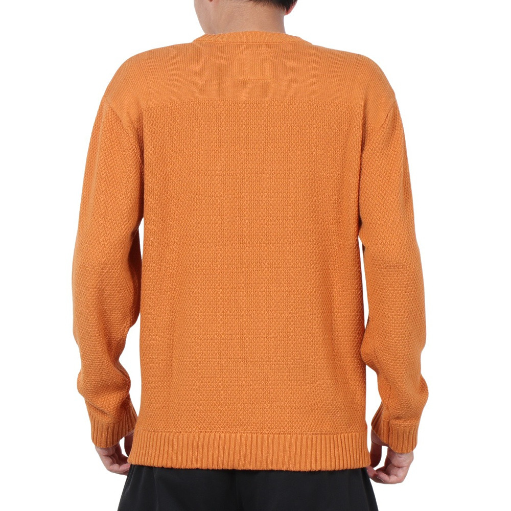 エルケクス（ELKEX）（メンズ）POPCORN 長袖クルーニット EKM4FA0012 ORG