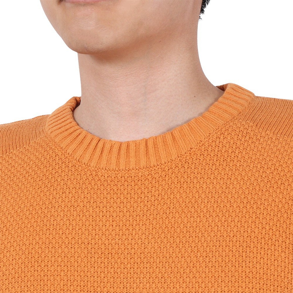 エルケクス（ELKEX）（メンズ）POPCORN 長袖クルーニット EKM4FA0012 ORG