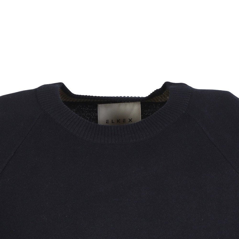 エルケクス（ELKEX）（メンズ）長袖クルーネックニット EKM5FA0008 NVY
