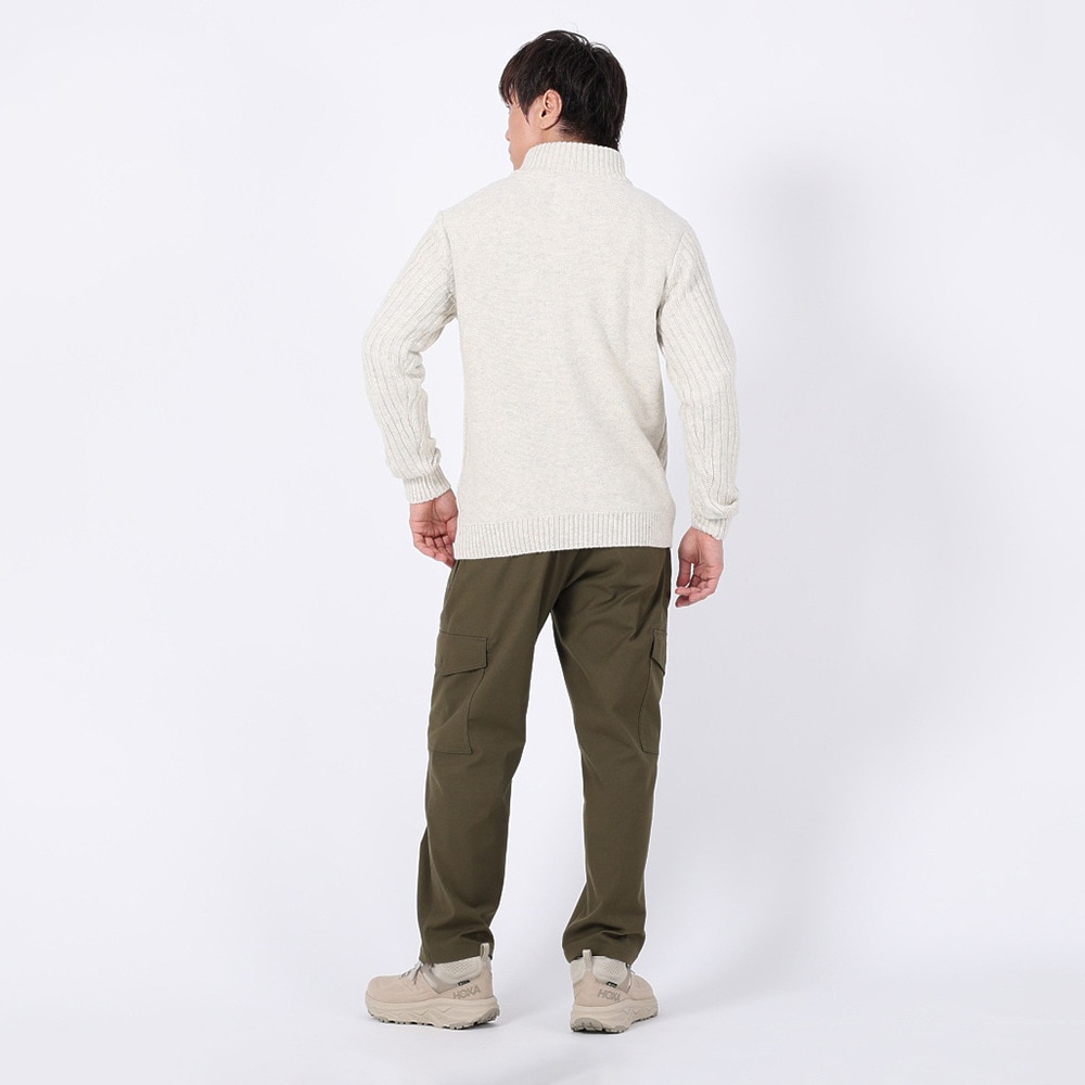 エルケクス（ELKEX）（メンズ）ニット STAND 長袖ハーフジップ EKM3FA0006 IVR