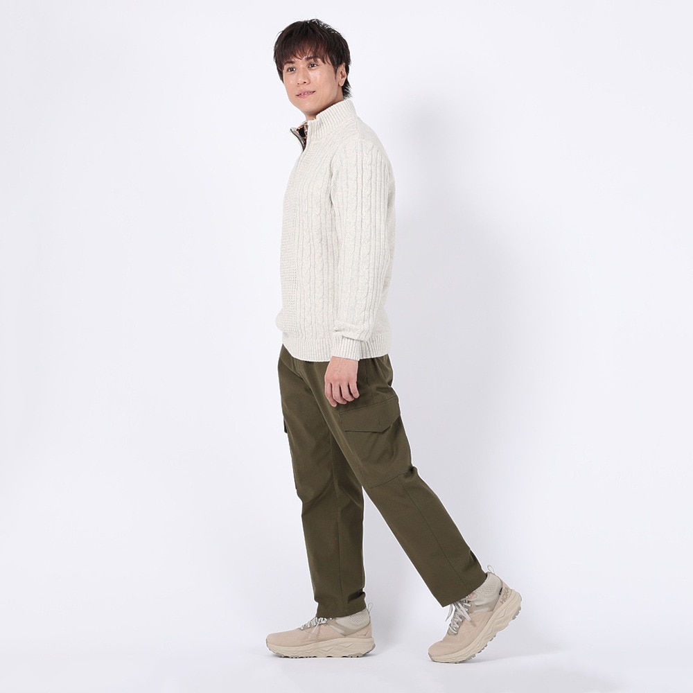 エルケクス（ELKEX）（メンズ）ニット STAND 長袖ハーフジップ EKM3FA0006 IVR