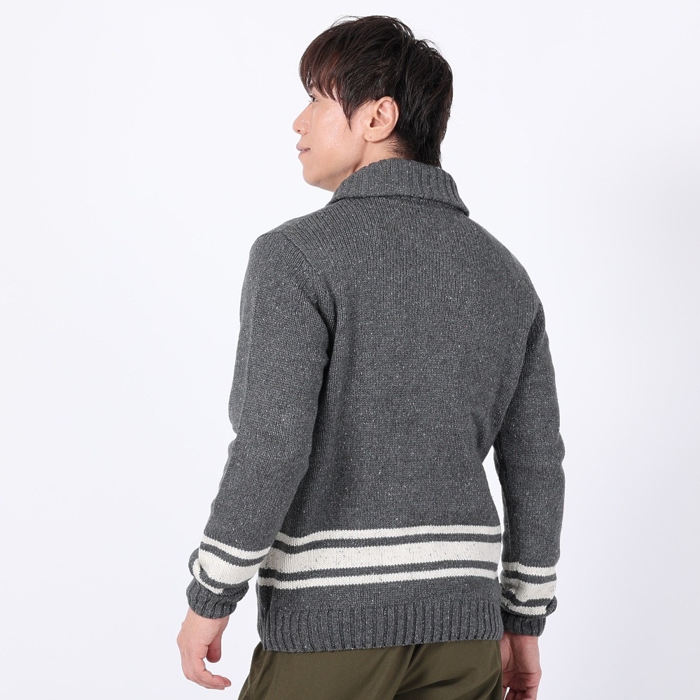 エルケクス（ELKEX）（メンズ）ニットジッパーカーディガン EKM3FA0007 CGRY