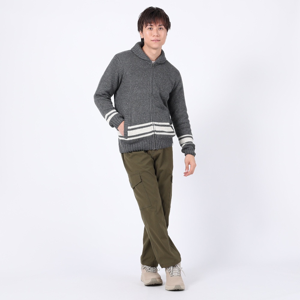 エルケクス（ELKEX）（メンズ）ニットジッパーカーディガン EKM3FA0007 CGRY