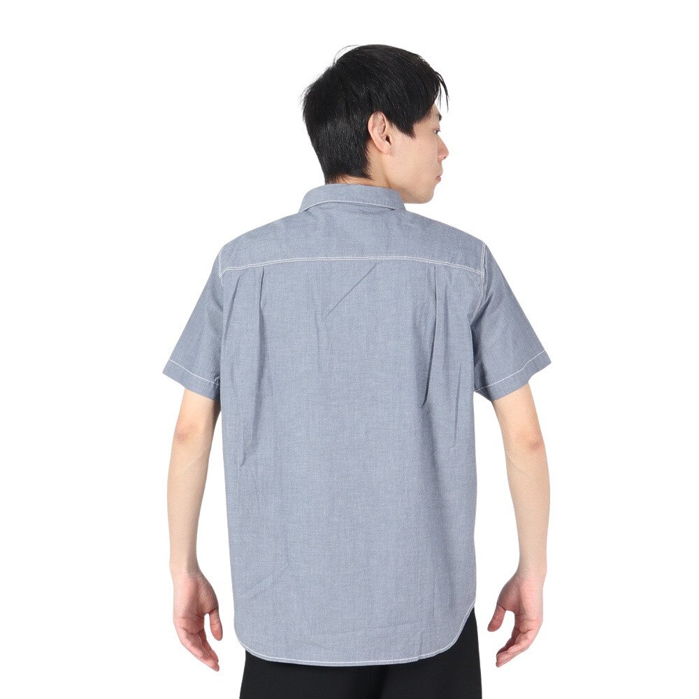 エルケクス（ELKEX）（メンズ）DUNGAREE 半袖シャツ EKM2SP4217 IBLU