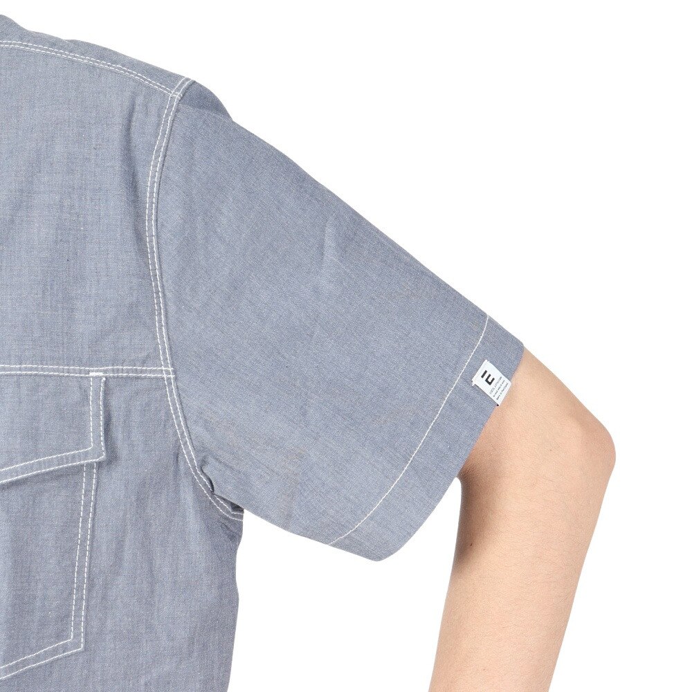 エルケクス（ELKEX）（メンズ）DUNGAREE 半袖シャツ EKM2SP4217 IBLU