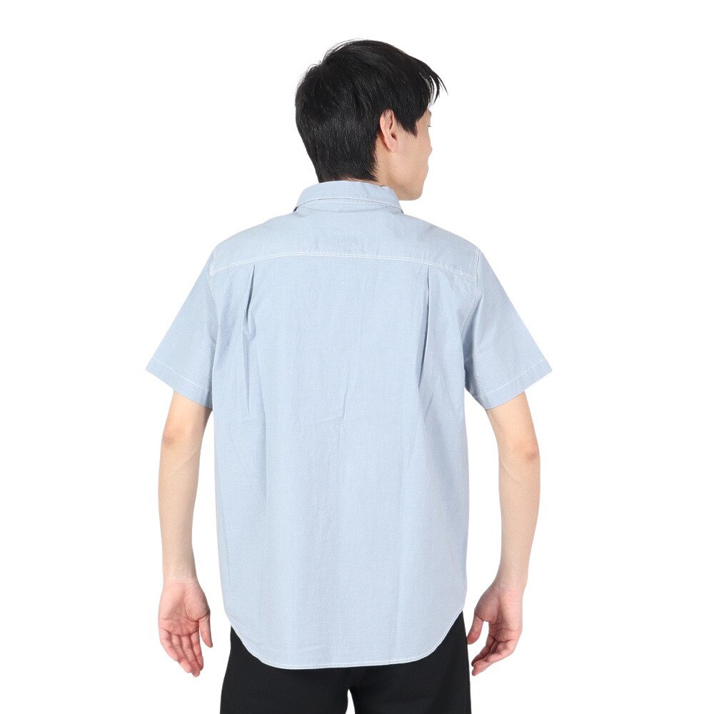 エルケクス（ELKEX）（メンズ）DUNGAREE 半袖シャツ EKM2SP4217 LBLU