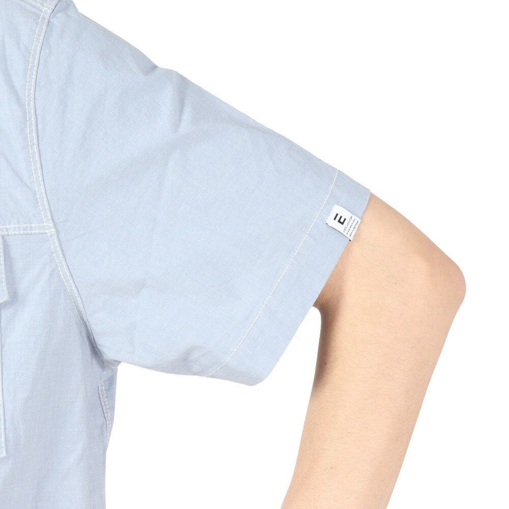エルケクス（ELKEX）（メンズ）DUNGAREE 半袖シャツ EKM2SP4217 LBLU