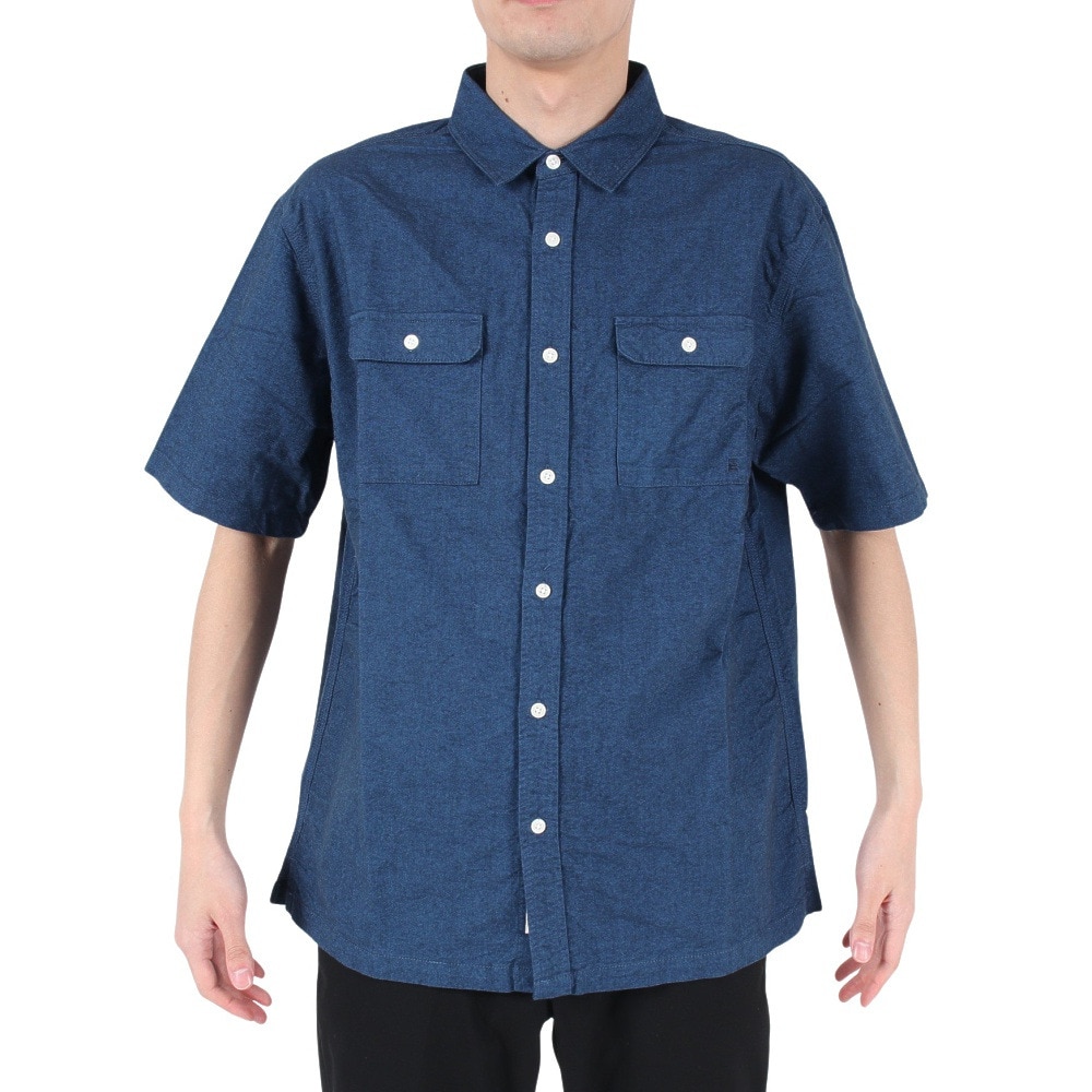 エルケクス（ELKEX）（メンズ）半袖シャツ メンズ MERANGEOX EKM3S10002 IBLU
