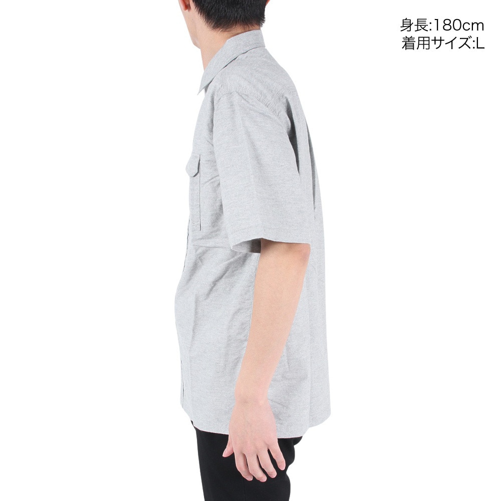 エルケクス（ELKEX）（メンズ）半袖シャツ メンズ MERANGEOX EKM3S10002 MGRY