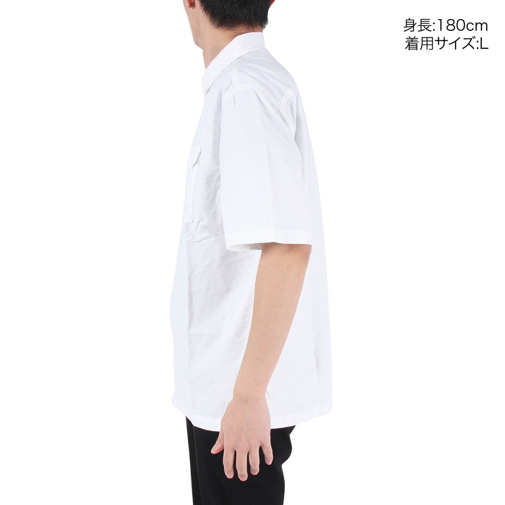 エルケクス（ELKEX）（メンズ）半袖シャツ メンズ MERANGEOX EKM3S10002 WHT