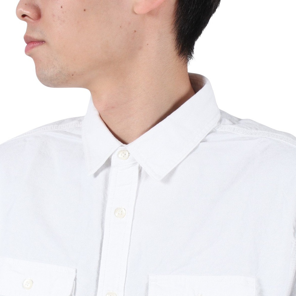 エルケクス（ELKEX）（メンズ）半袖シャツ メンズ MERANGEOX EKM3S10002 WHT