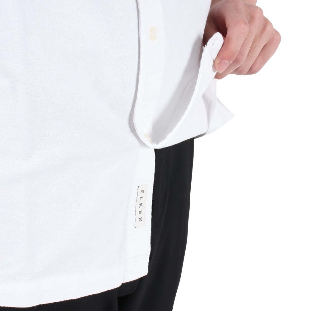 エルケクス（ELKEX）（メンズ）半袖シャツ メンズ MERANGEOX EKM3S10002 WHT