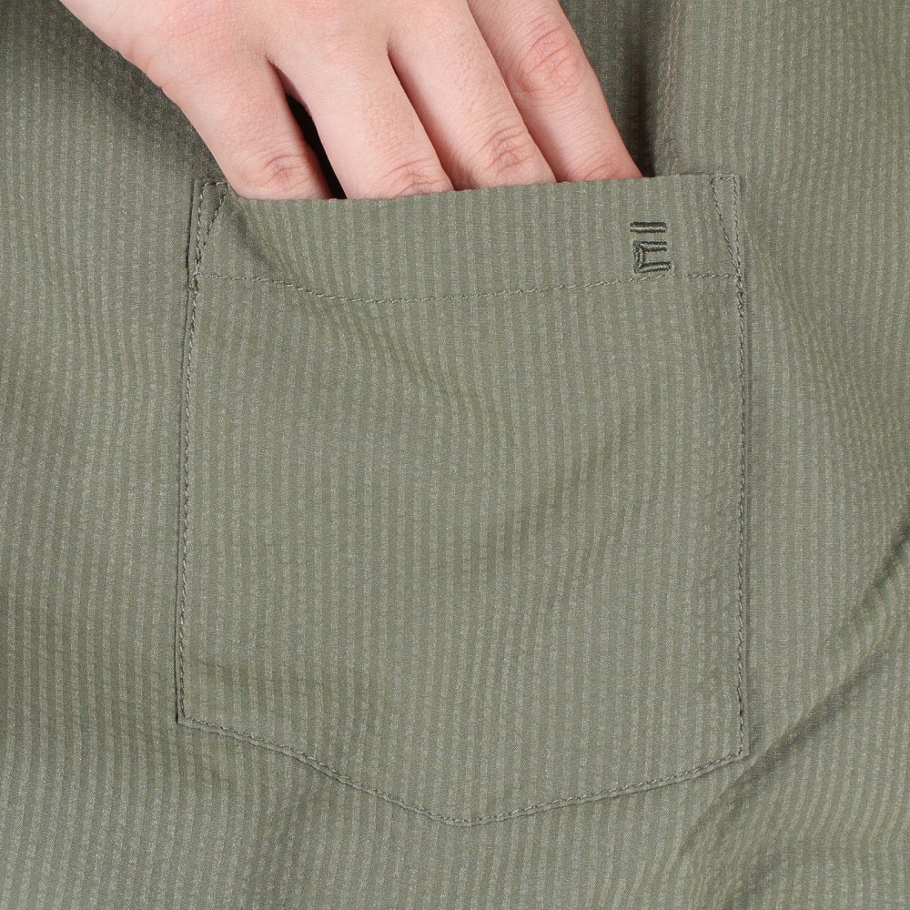 エルケクス（ELKEX）（メンズ）半袖シャツ メンズ S/S SUCKER OPEN SH EKM3S10003 GRN