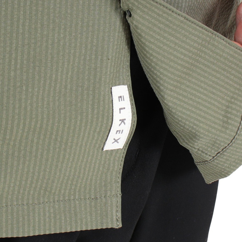 エルケクス（ELKEX）（メンズ）半袖シャツ メンズ S/S SUCKER OPEN SH EKM3S10003 GRN