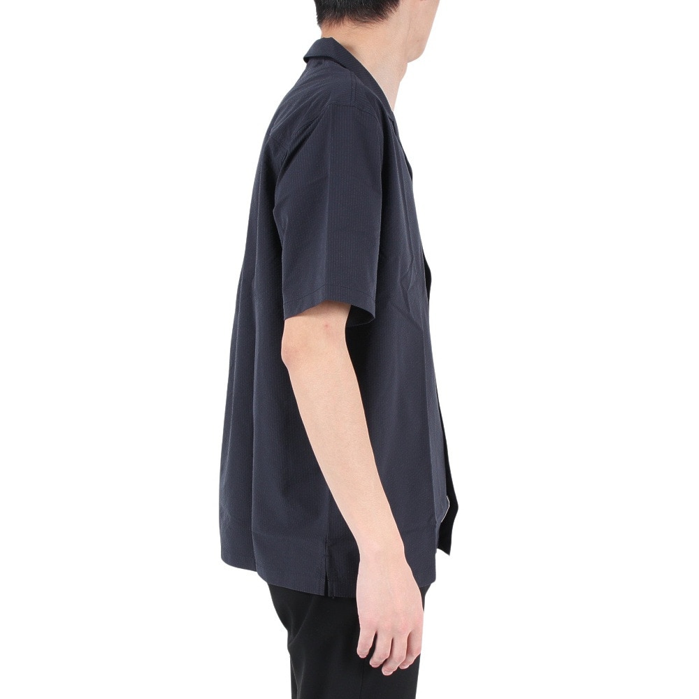 エルケクス（ELKEX）（メンズ）半袖シャツ メンズ S/S SUCKER OPEN SH EKM3S10003 NVY