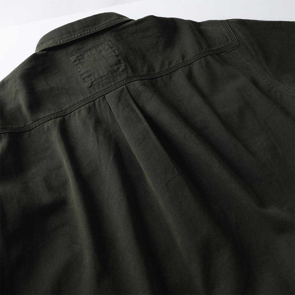 エルケクス（ELKEX）（メンズ）GARMENT DYE 半袖シャツ EKM4S10003 DGRN