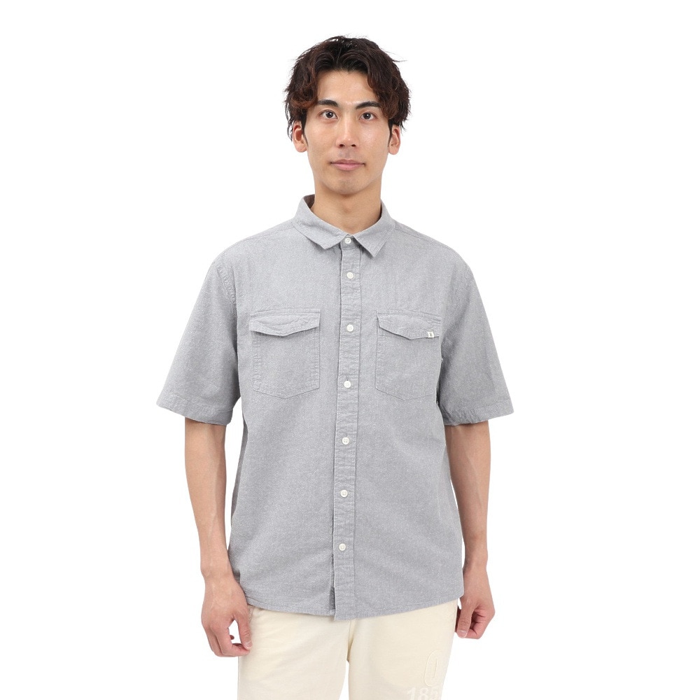 エルケクス（ELKEX）（メンズ）半袖 ダンガリーシャツ EKM5S10022 GRY