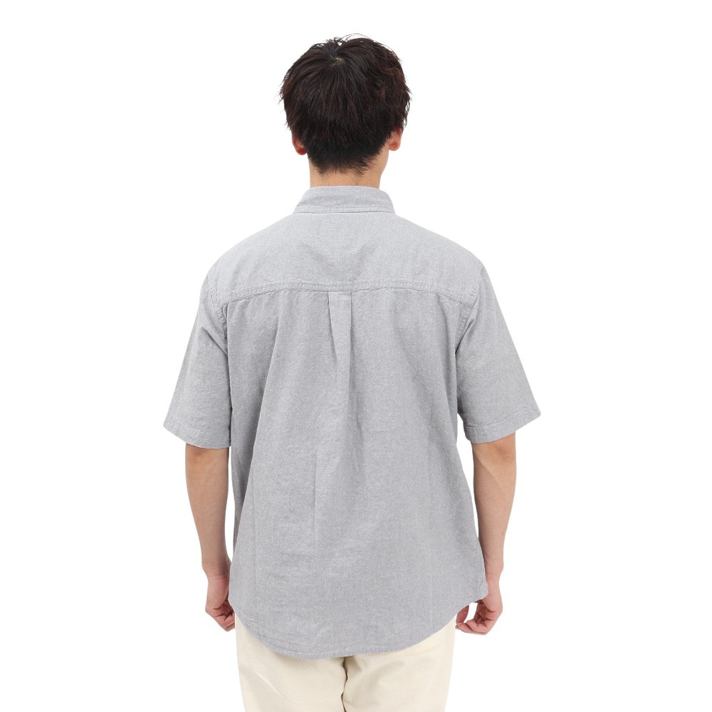 エルケクス（ELKEX）（メンズ）半袖 ダンガリーシャツ EKM5S10022 GRY