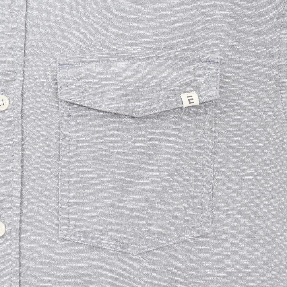 エルケクス（ELKEX）（メンズ）半袖 ダンガリーシャツ EKM5S10022 GRY