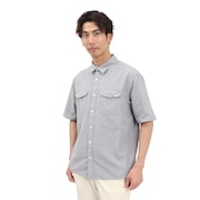 (メンズ)半袖 ダンガリーシャツ EKM5S10022 GRY