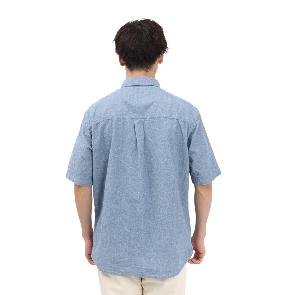 エルケクス（ELKEX）（メンズ）半袖 ダンガリーシャツ EKM5S10022 IBLU