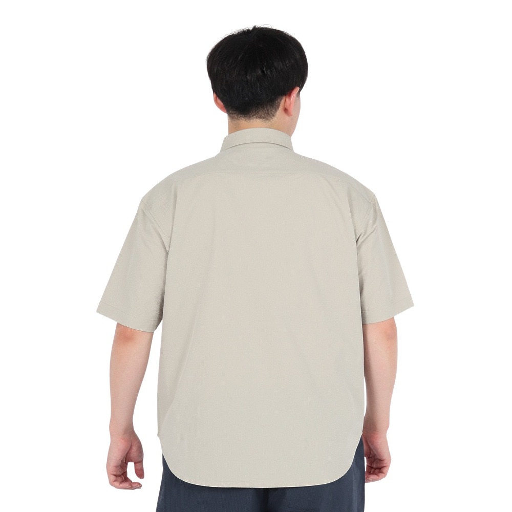 エルケクス（ELKEX）（メンズ）SUKKER 半袖シャツ EKM5S10033 BEG
