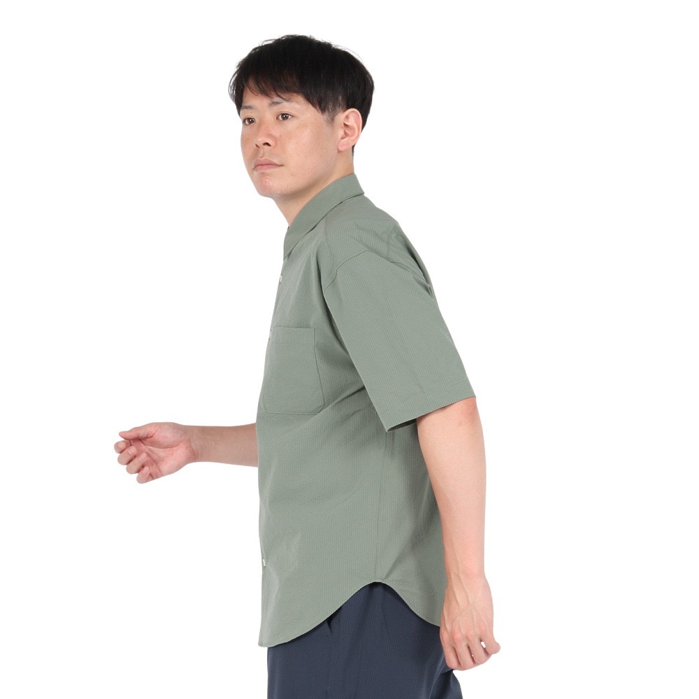 エルケクス（ELKEX）（メンズ）SUKKER 半袖シャツ EKM5S10033 GRN